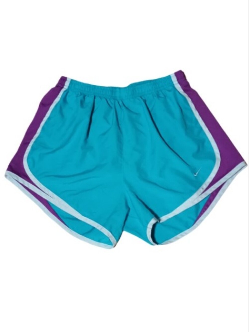Nike Women’s Teal and Purple Running Shorts